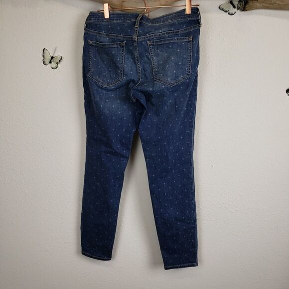 Old navy Rockstar distressed star patterned jeans - Picture 6 of 8